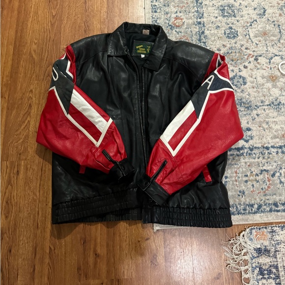 VINTAGE LEATHER JACKET - Picture 2 of 3